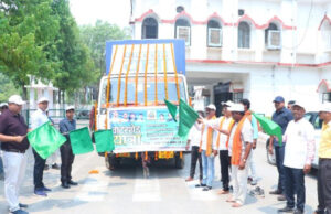 उत्तर बस्तर कांकेर : विधायक नेताम ने वाटरशेड यात्रा रथ को हरी झंडी दिखाकर किया रवाना
