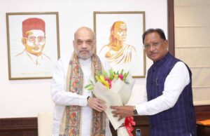 छत्तीसगढ़ के मुख्यमंत्री विष्णुदेव साय ने केंद्रीय गृहमंत्री से की मुलाकात