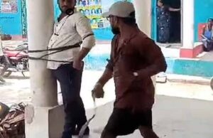 बलौदाबाजार में खनन माफियाओं की हैवानियत, युवक को खंभे से बांधकर बेरहमी से पीटा