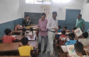 सर्व मांग्लयम समूह’ संस्थापक ने स्कूली बच्चों के साथ मनाया जन्मदिन