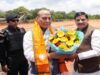 मुख्यमंत्री डॉ मोहन यादव ने पचमढ़ी में केंद्रीय रक्षा मंत्री राजनाथ सिंह का स्वागत किया