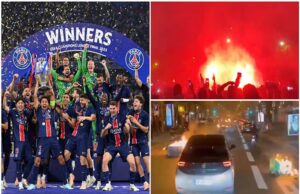 PSG ने UEFA चैंपियंस लीग का खिताब जीता,इंटर मिलान को 5-0 से हराया