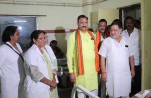 रायपुर : स्वास्थ्य मंत्री ने मातृ एवं शिशु अस्पताल रायपुर का किया निरीक्षण