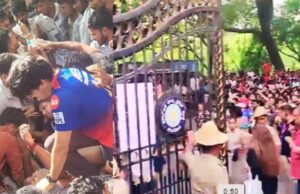 RCB की जीत की जश्न के दौरान चिन्नास्वामी स्टेडियम के पास मची भगदड़, 3 की मौत, कई घायल