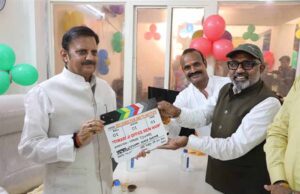 उप मुख्यमंत्री शुक्ल ने किया देव फ़िल्म एंड टीवी इंस्टिट्यूट के कार्यालय का शुभारंभ