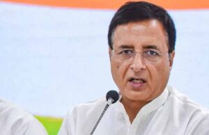रणदीप सिंह सुरजेवाला ने कानून-व्यवस्था को लेकर हरियाणा की नायब सिंह सैनी सरकार पर जमकर हमला बोला