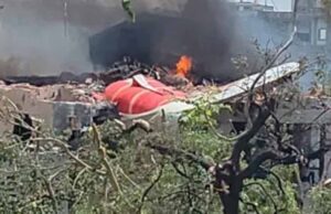 अहमदाबाद में क्रैश हुए विमान, सवार थे गुजरात के पूर्व सीएम विजय रुपाणी