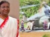 राष्ट्रपति द्रौपदी मुर्मू केरल में हादसे से टलीं, लैंडिंग के तुरंत बाद धंस गया हेलीपैड
