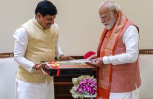 प्रधानमंत्री मोदी से मुख्यमंत्री डॉ. यादव ने नई दिल्ली में की भेंट