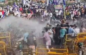 दतिया में भीम आर्मी-असपा की संकल्प यात्रा पर बवाल, पुलिस का लाठीचार्ज और वाटर कैनन