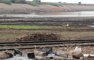 भालीवाड़ा जलाशय में मोटरों का अंधाधुंध इस्तेमाल, तेजी से गिर रहा पानी का स्तर