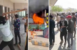 खामेनेई की मौत की खबर पर भड़के पाकिस्तानी, दूतावास के बाहर हंगामा; अमेरिकी सैनिकों की फायरिंग में 8 ढेर