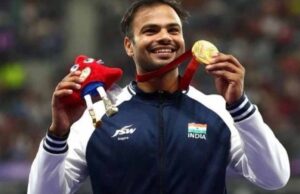 सुमित अंतिल का दमदार प्रदर्शन: 69.25 मीटर थ्रो के साथ जीता स्वर्ण पदक