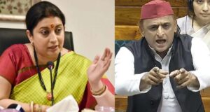 दम है तो गोरखपुर से चुनाव लड़कर दिखाएं’, स्मृति ईरानी ने अखिलेश पर किया पलटवार