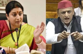 दम है तो गोरखपुर से चुनाव लड़कर दिखाएं’, स्मृति ईरानी ने अखिलेश पर किया पलटवार