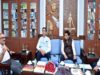 भारत सरकार के भूमि संसाधन सचिव ने छत्तीसगढ़ के मुख्य सचिव से की सौजन्य भेंट