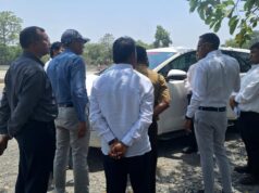 लोक निर्माण विभाग के सचिव ने सड़कों का काम देखा