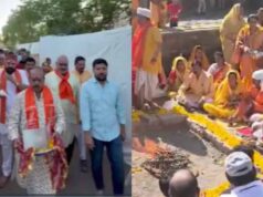 धार भोजशाला में शुरू हुई पूजा-अर्चना, मां वाग्देवी की तस्वीर लेकर पहुंचे श्रद्धालु