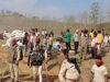 महामाया पहाड़ में अतिक्रमण हटाने बुलडोजर चला, डबरीपानी में पुलिस फोर्स तैनात; 157 लोगों का कब्जा हटाया जाएगा