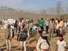 महामाया पहाड़ में अतिक्रमण हटाने बुलडोजर चला, डबरीपानी में पुलिस फोर्स तैनात; 157 लोगों का कब्जा हटाया जाएगा