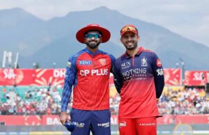 PBKS ने जीता टॉस, RCB करेगी पहले बल्लेबाज़ी