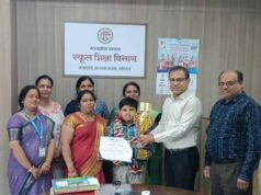 सांदीपनि विद्यालय के छात्र आराध्य ने बढ़ाया प्रदेश का मान