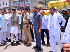 मंत्री सारंग ने किया निर्माणाधीन 10 लेन करोंद बायपास प्रोजेक्ट का निरीक्षण