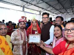 सामूहिक विवाह सामाजिक समरसता, सादगी और दहेज प्रथा के खिलाफ सशक्त संदेश है : वित्त मंत्री ओ.पी. चौधरी