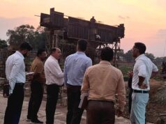 लोक निर्माण विभाग के सचिव ने निर्माणाधीन कयाघाट ब्रिज और मरीन ड्राइव का किया निरीक्षण