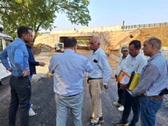 लोक निर्माण विभाग के सचिव ने निर्माणाधीन कुरुद-सिर्री मार्ग और सिर्री-चटौद सड़क का किया निरीक्षण