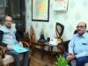 राज्यपाल रमेन डेका से मुख्य सचिव ने सौजन्य भेंट की