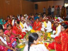 मुख्यमंत्री कन्या विवाह योजना के तहत जगदलपुर में 17 जोड़ों ने थामा एक-दूजे का हाथ