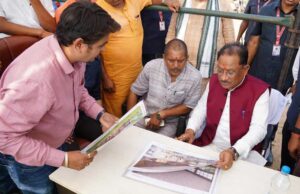 मुख्यमंत्री विष्णुदेव साय ने सलियाटोली में निर्माणाधीन नालंदा परिसर का किया निरीक्षण