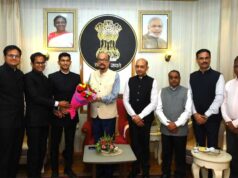 राज्यपाल से परिवीक्षाधीन आईएएस अधिकारियों ने की सौजन्य भेंट