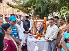 कैलाश सारंग जयंती पर सेवा दिवस का आयोजन, विश्वास सारंग ने बुजुर्गों के चरण पखारकर लिया आशीर्वाद