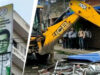 अभिषेक बनर्जी के कथित अवैध दफ्तर पर चला बुलडोजर, तीन JCB से ढहाई जा रही पांच मंजिला इमारत