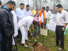 अमरकंटक में ‘अमृत हरित महा अभियान’ के तहत 3 हजार पौधों का वृहद पौधारोपण