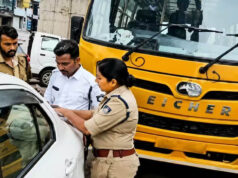 भोपाल में स्कूल बसों पर ट्रैफिक पुलिस की सख्ती, 600 से ज्यादा बसों की जांच में 40 पर कार्रवाई