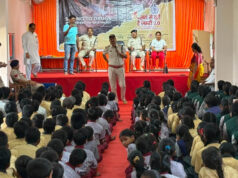 पाली में पुलिस और खेल विभाग का संयुक्त नशा मुक्ति अभियान,300 विद्यार्थियों ने ली नशा न करने की शपथ
