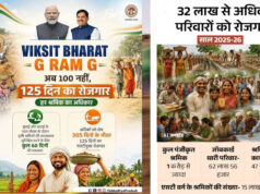 MP में जी-राम-जी स्कीम लागू, 125 दिन रोजगार की गारंटी; 15 दिन में काम नहीं तो मिलेगा बेरोजगारी भत्ता