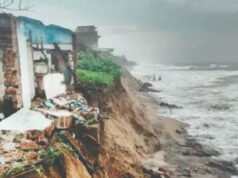 ओडिशा में समुद्र का बढ़ता कहर: गंजाम का तट कटाव की चपेट में, 17 गांवों पर मंडराया संकट