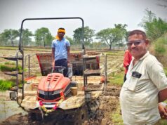 डी ट्रांसप्लांटर से भरदाकला के किसानों की आसान हुई रोपाई, किसानों को मिल रही बड़ी राहत