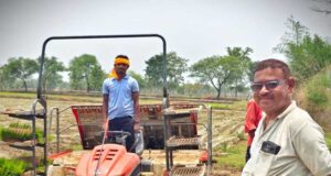 डी ट्रांसप्लांटर से भरदाकला के किसानों की आसान हुई रोपाई, किसानों को मिल रही बड़ी राहत