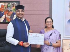 मंत्री विश्वास सारंग ने पर्वतारोही ज्योति रात्रे को दी ऐतिहासिक उपलब्धि पर शुभकामनाएं
