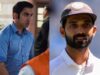 रहाणे ने गंभीर को दी सलाह, बोले टेस्ट टीम में सीनियर खिलाड़ियों की जरूरत है