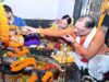 मुख्यमंत्री विष्णुदेव साय ने सावन सोमवार और नागपंचमी पर फलेश्वरनाथ महादेव की पूजा-अर्चना की