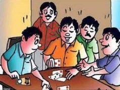 7 जुआरियों पर पुलिस की कार्रवाई, ₹2.01 लाख की सामग्री और 6 दोपहिया वाहन जब्त