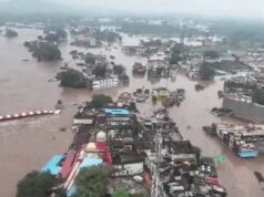 चित्रकूट में बाढ़ के बाद फिर बारिश का कहर, नेशनल हाईवे का हिस्सा धंसा