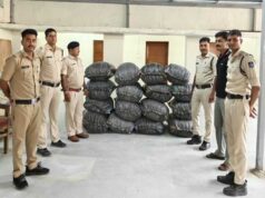 विगत एक सप्ताह में लगभग 5 करोड़ 41 लाख रुपए से अधिक मूल्य के मादक पदार्थ एवं अन्य संपत्ति जब्त