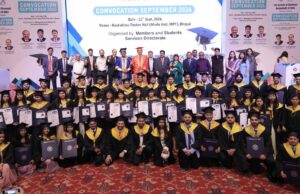 आईसीएआई भोपाल शाखा द्वारा नवनिर्वाचित चार्टर्ड अकाउंटेंट्स हेतु भव्य दीक्षांत समारोह का आयोजन